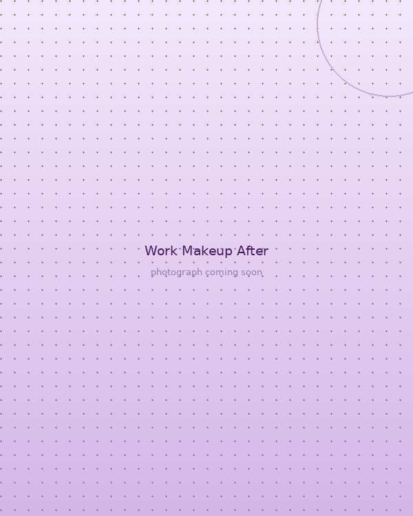 Makeup — after, student work